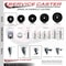 Service Caster 3 Inch Phenolic Wheel Swivel 34 Inch Threaded Stem Caster with Brake SCC SCC-TS20S314-PHS-TLB-34212 - alternate 2